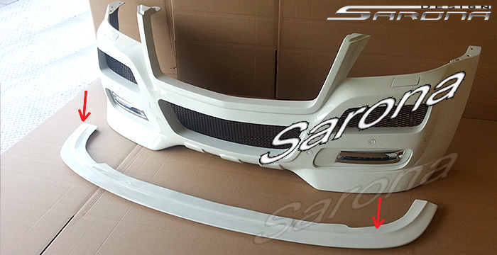 Custom Mercedes GL  SUV/SAV/Crossover Front Lip/Splitter (2006 - 2012) - $379.00 (Part #MB-025-FA)